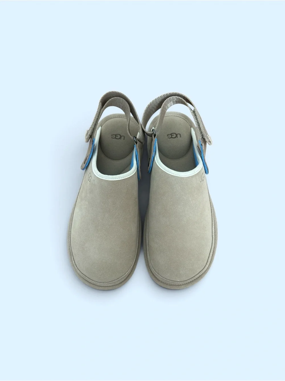 UGG Men's Goldencoast Slingback Clog Sandals Sand Suede, Size 9